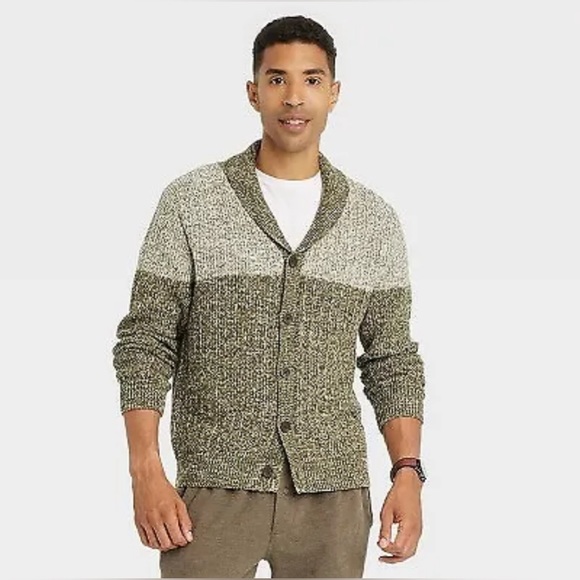 LAST ONE ‼️ Men's Shawl Collared Sweater Cardigan - Goodfellow & Co - Picture 4 of 4